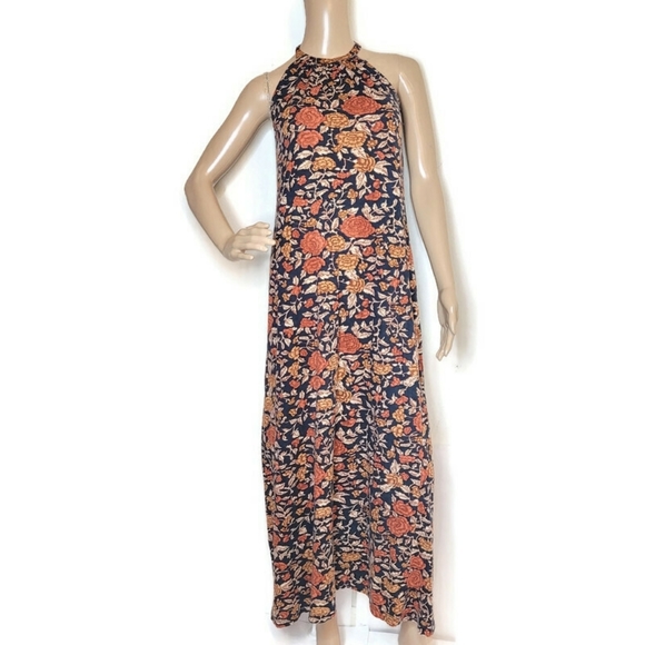 Lucky Brand | Dresses | Lucky Brand Size Xs Floral Maxi Dress | Poshmark